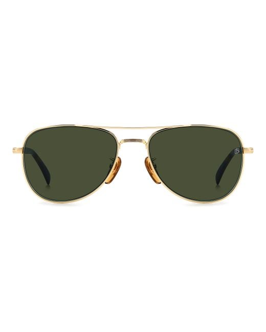 David Beckham Black Db 1175/S 06J/Qt Sunglasses Metal Pilot Normal for men