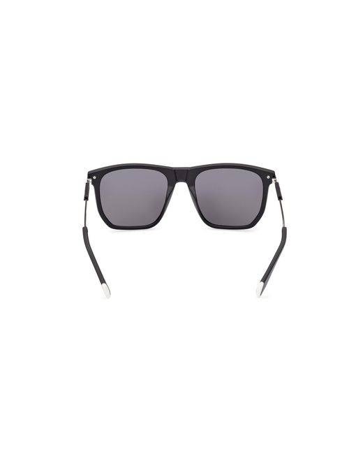 Adidas Black Or0081 02C Sunglasses Injected Squared Normal Mirror for men