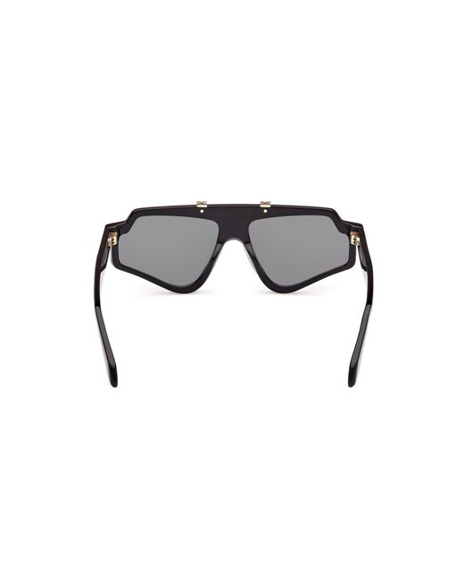 Adidas Black Or0113 01A Sunglasses Acetate Smoke Geometric Normal
