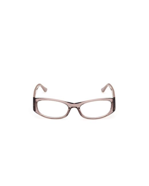 Guess Black Gu50352 057 Optical Frames Acetate Round Normal