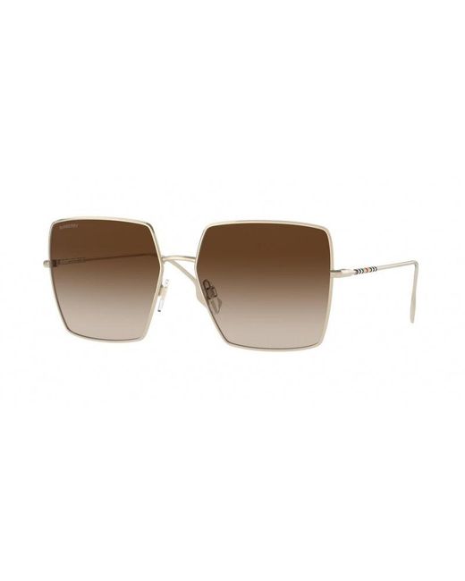 Burberry Black Be3133 Daphne 110913 Sunglasses Metal Squared Normal Nuanced