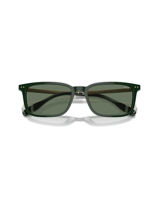 Polo Ralph Lauren Green Ph4212 614071 Sunglasses Acetate Squared Normal for men