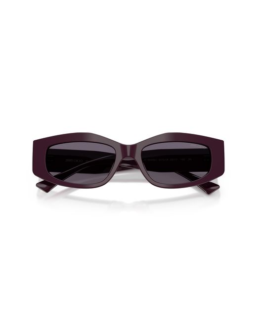 Jimmy Choo Black Jc5046Bu 50751A Sunglasses Acetate Geometric Normal