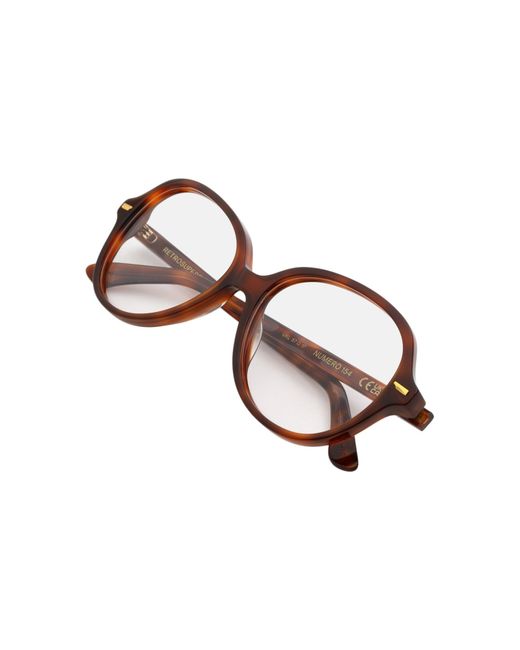 Retrosuperfuture Black Ukl Numero 154 Optical Frames Acetate Butterfly