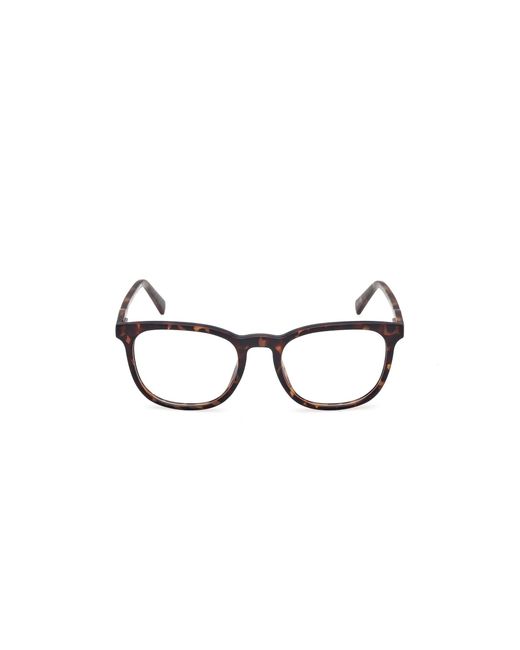 Timberland Black Tb50066 052 Optical Frames Injected Round Normal for men