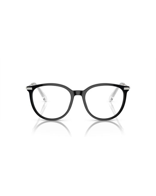 Swarovski Black Sk2009 1002 Optical Frames Acetate Pantos Normal