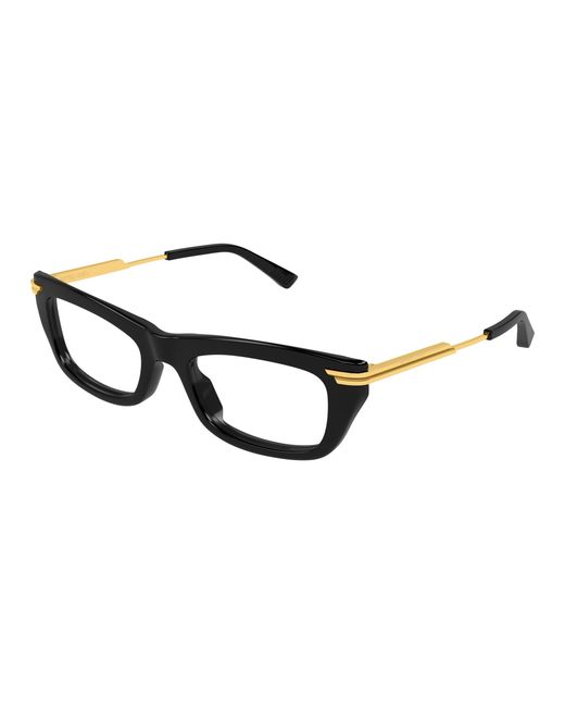 Bottega Veneta Black Bv1371O 001 Optical Frames Acetate Transparent Squared