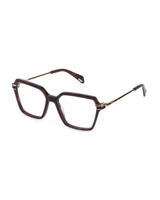 Police Black Vplr15 Zephyr 1 752 Optical Frames Acetate Squared
