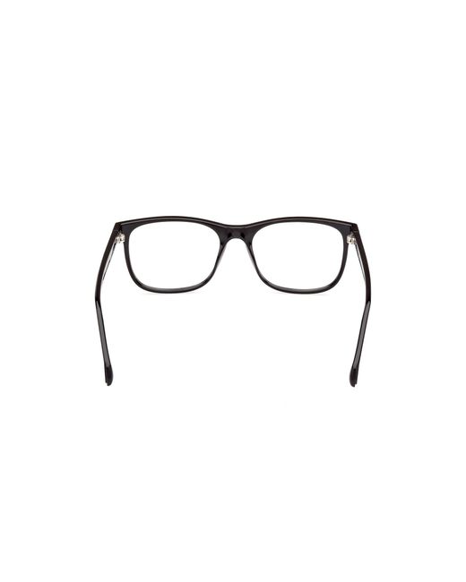 Adidas Black Or5086 001 Optical Frames Injected Squared Normal for men