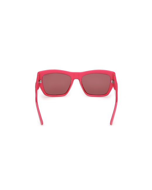 Guess Gu00252 72S Sunglasses Injected Bordeaux Squared Normal