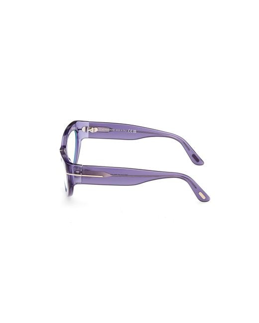Tom Ford Black Ft6134-B 081 Optical Frames Acetate Cat Eye Normal
