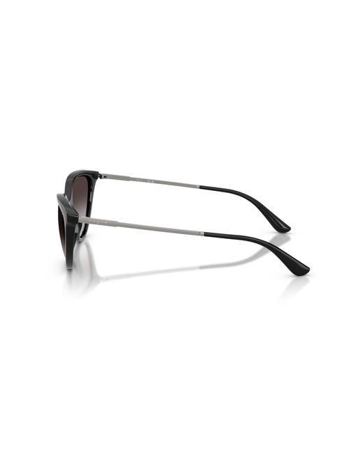 Vogue Eyewear Black Vo5672S W44/8G Sunglasses Nylon Cat Eye Normal Nuanced