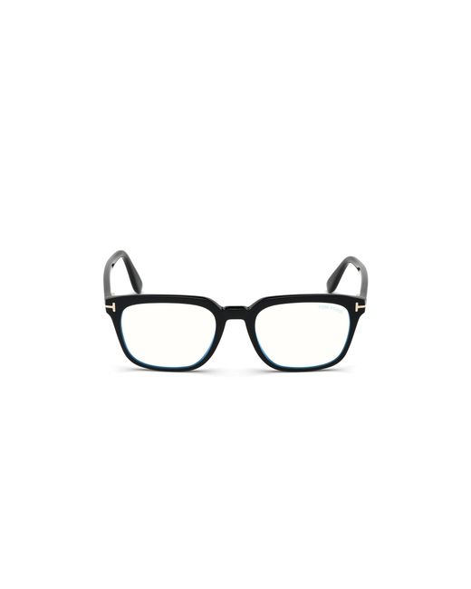 Tom Ford Black Ft5626-B 001 Optical Frames Acetate Squared Normal for men