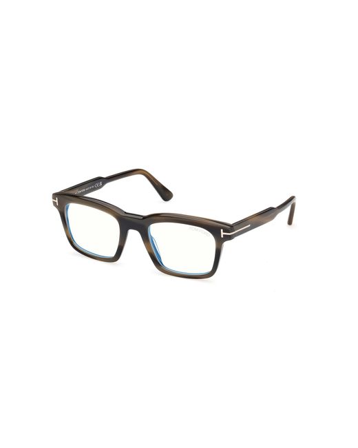 Tom Ford Black Ft6122-B 056 Optical Frames Acetate Squared Normal for men