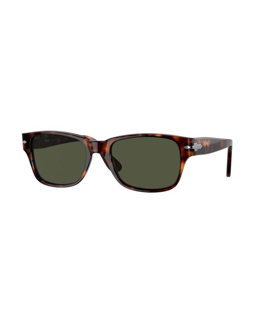 Persol Black Po3288S 24/31 Sunglasses Plastic Squared Normal for men
