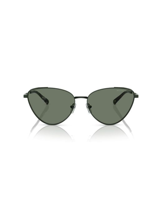 Michael Kors Black Mk1140 Cortez 18943H Sunglasses Metal Cat Eye Normal Anti -Reflex