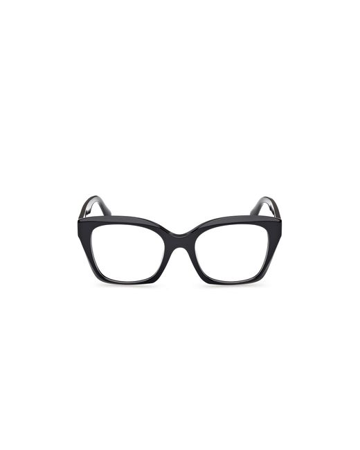 MAX&Co. Black Mo5204 001 Optical Frames Acetate Squared Normal