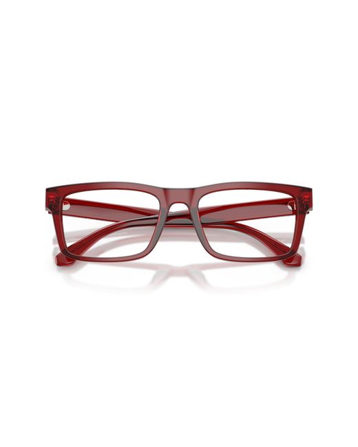 Emporio Armani Black Ea3254 6248 Optical Frames Acetate Squared Normal for men