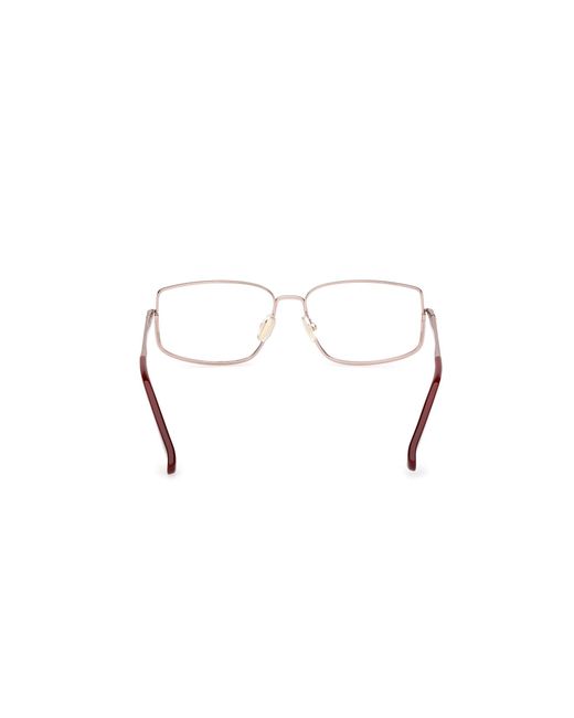 Max Mara Black Mm5203 036 Optical Frames Metal Squared Normal