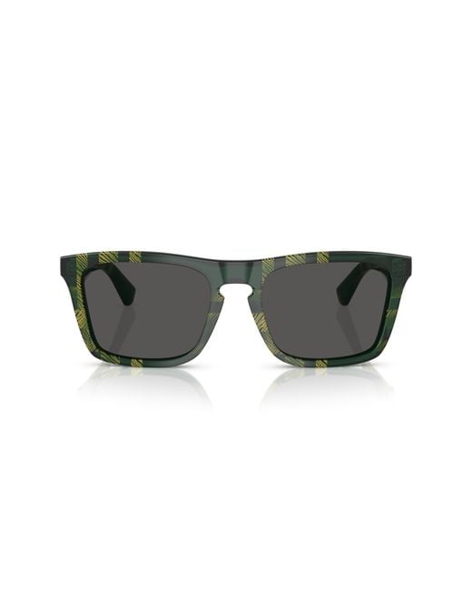 Burberry Black Be4434 412587 Sunglasses Acetate Squared Normal for men