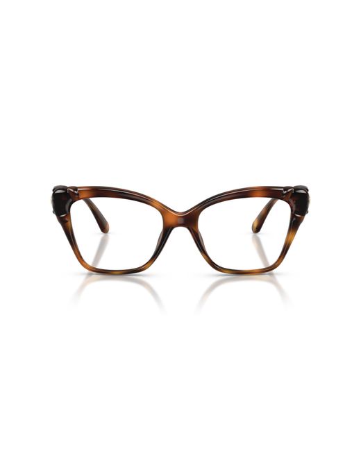 Swarovski Black Sk2056U 1002 Optical Frames Injected Cat Eye Normal