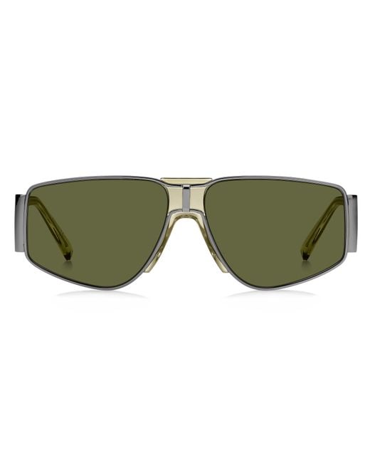 Givenchy Green Gv 7166/S Smf/Qt Sunglasses Metal Squared Normal