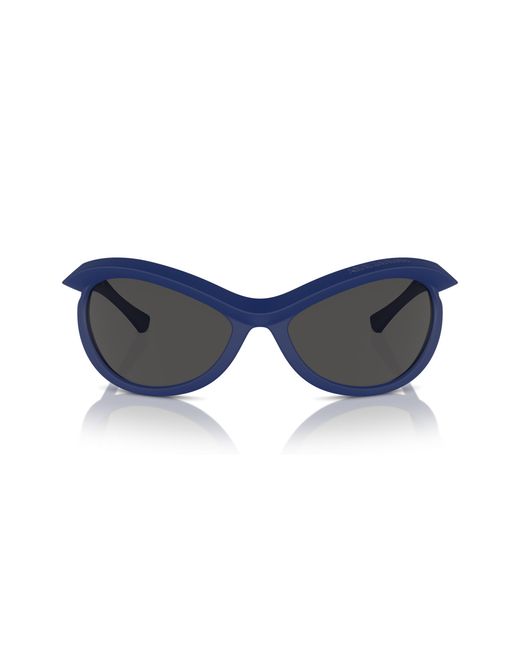 Burberry Blue Be4428U 410787 Sunglasses Injected Geometric Normal