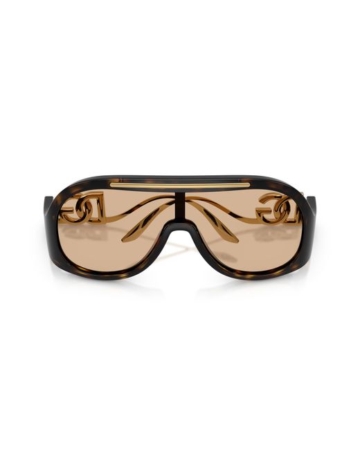 Dolce & Gabbana Black Dg6202 502/93 Sunglasses Injected Pilot Normal