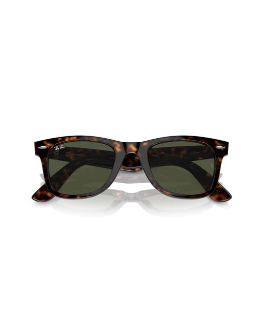 Ray-Ban Black Rb2140f Original Wayfarer Photochromic Low Bridge Fit Sunglasses
