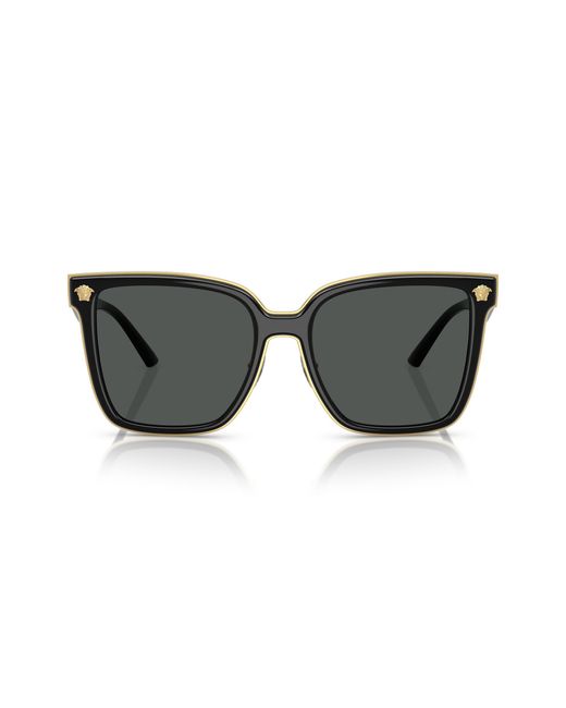 Versace Black Ve2278D Gb1/87 Sunglasses Metal Butterfly Normal