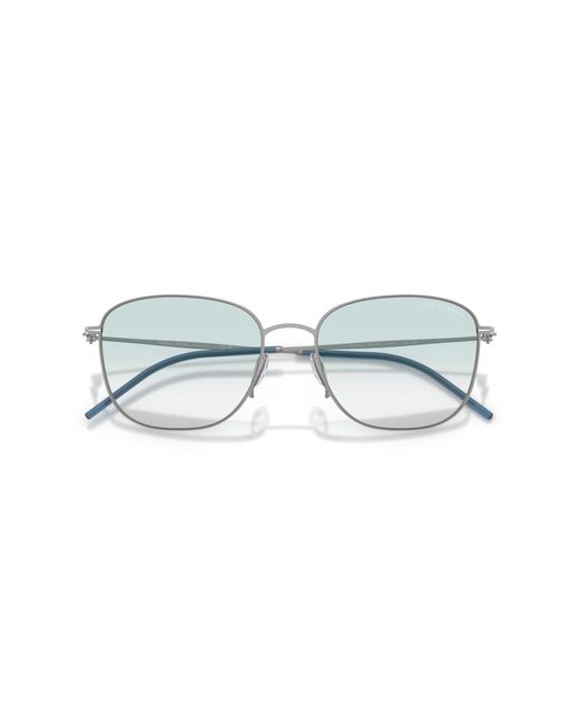 Giorgio Armani Black Ar6168 30033F Sunglasses Metal Pillow Normal Shaded for men