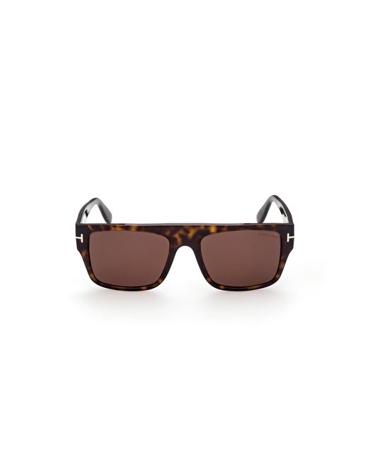 Tom Ford Black Ft0907 Dunning-02 52E Sunglasses Acetate Squared Normal for men