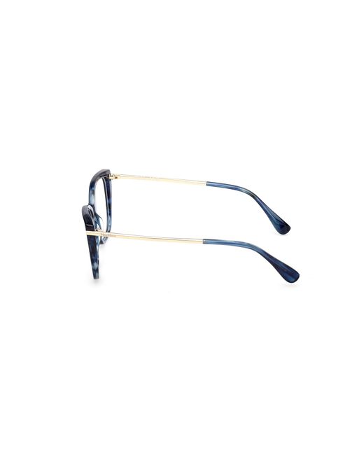 Max Mara Black Mm5007 092 Optical Frames Acetate Squared Normal