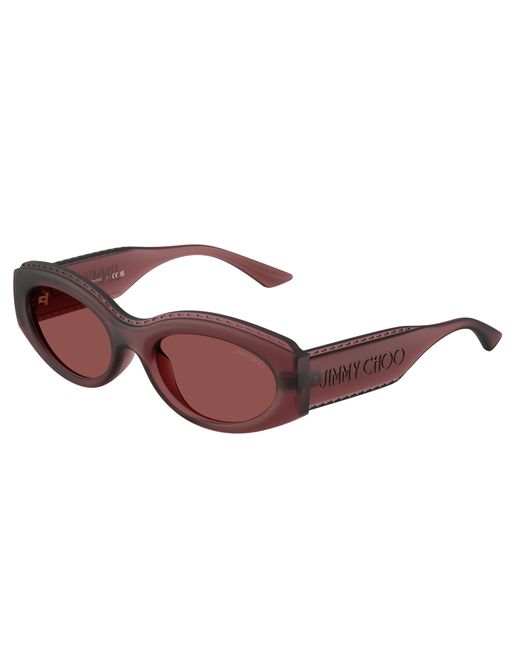 Jimmy Choo Black Jc6002U 509375 Sunglasses Injected Round Normal