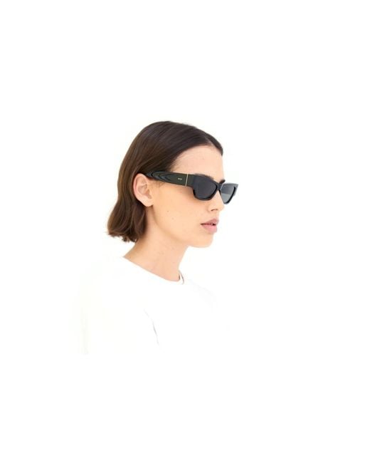 Retrosuperfuture Black K8U Nameko Sunglasses Acetate Squared Normal