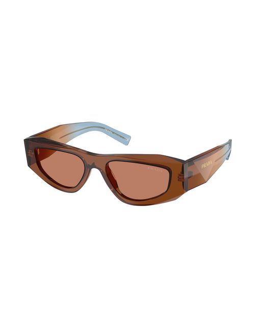 Prada Black Pr B19S 25F90Q Sunglasses Acetate Pillow Normal for men
