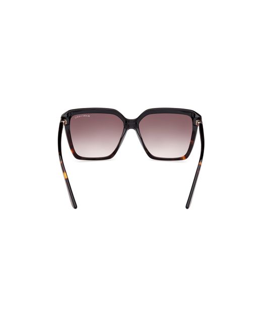 Guess Black Gm00009 05B Sunglasses Acetate Smoke Squared Normal