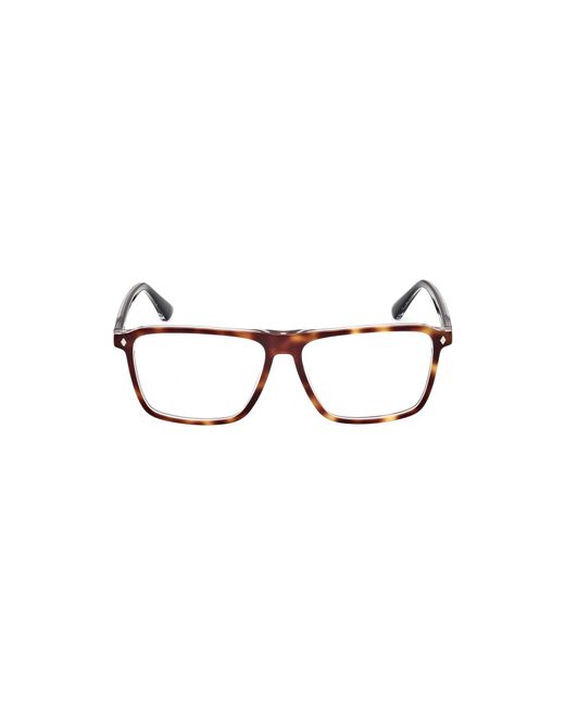 Web Black We5442 056 Optical Frames Acetate Squared Normal for men