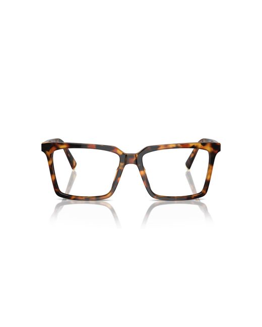 Miu Miu Black Mu 08Xv 19P1O1 Optical Frames Acetate Transparent Squared Normal