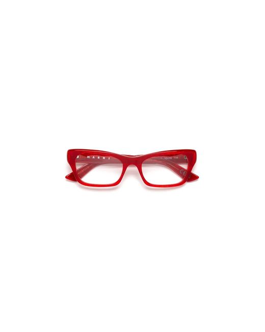 Marni Black Tup Akelu Comb Optical Frames Acetate Squared