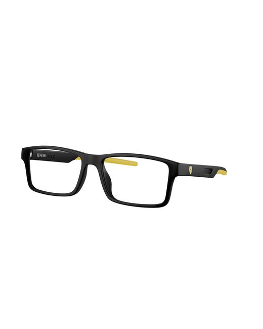 FERRARI SCUDERIA Black Fz8004U 504 Optical Frames Injected Squared Normal for men