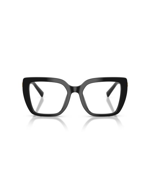 Dolce & Gabbana Black Dg3441 501 Optical Frames Acetate Transparent Squared Normal