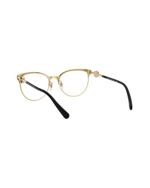 Versace Black Ve1271 1433 Optical Frames Metal Cat Eye Normal
