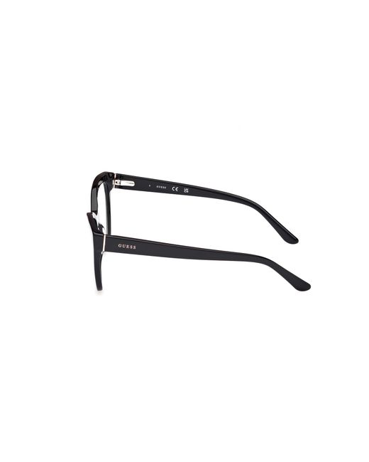 Guess Black Gu50177 001 Optical Frames Acetate Geometric Normal