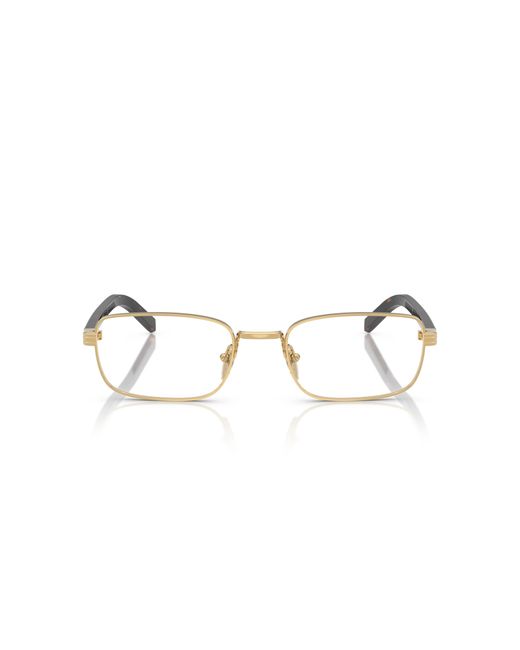 Prada Black Pr B54V 5Ak1O1 Optical Frames Metal Squared Normal