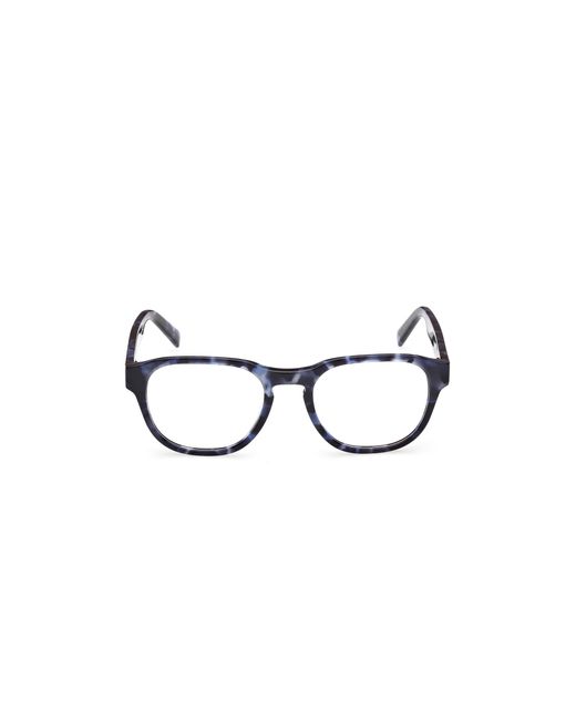 Timberland Black Tb50052 056 Optical Frames Acetate Round Normal for men