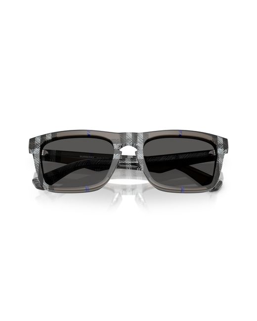 Burberry Black Be4434 414787 Sunglasses Acetate Squared Normal for men