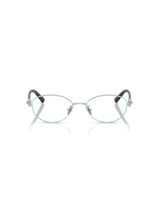 Tiffany & Co Black Tf1176D 6151 Optical Frames Metal Transparent Round Normal