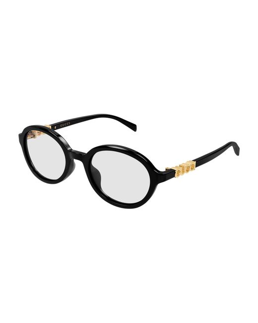 Gucci Black Gg2033Sa 005 Sunglasses Acetate Transparent Round