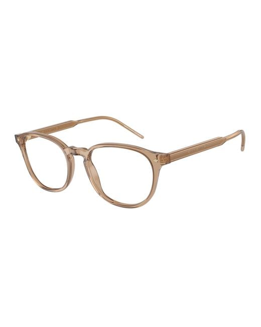 Giorgio Armani Black Ar7259 6072 Optical Frames Acetate Transparent Pantos Normal for men